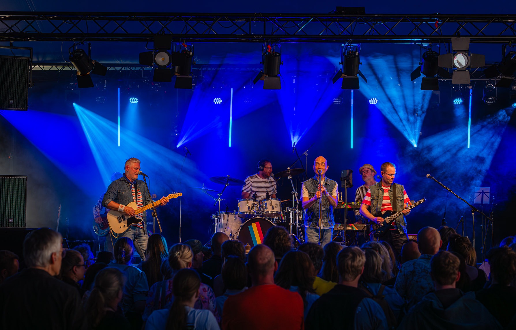 Club Le Bon met de volledige band en publiek tijdens Tributefestival Sweet Freedom