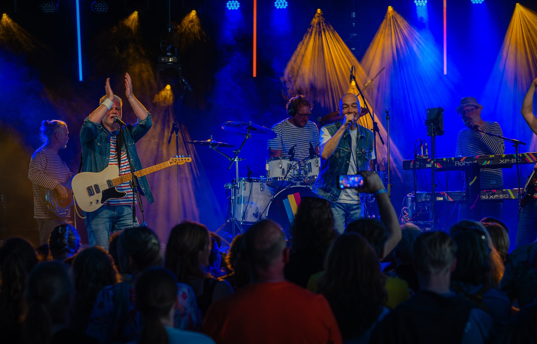 Club Le Bon met publiek tijdens de live show